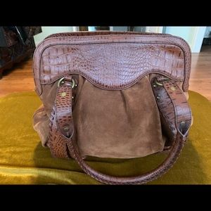 Cole Haan suede leather Cognac gorgeous Boho